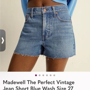 Madewell The perfect Jean Shorts